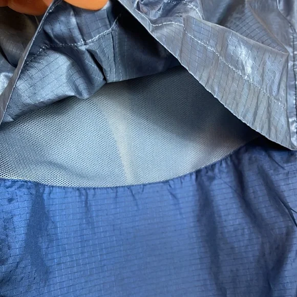 Nike Windbreaker Rain Hooded Blue Jacket Size XS - Picture 9 of 9